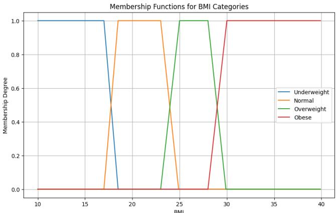BMI Membership Function